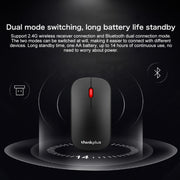 Lenovo thinkplus Portable Business Style Wireless Bluetooth Mouse (Black)