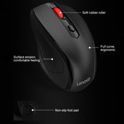 Lenovo M21 One-key Service Wireless Mouse (Black)