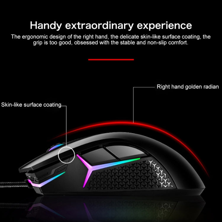 Lenovo HEADSHOT Gaming Engine Game Wired Mouse (Black)