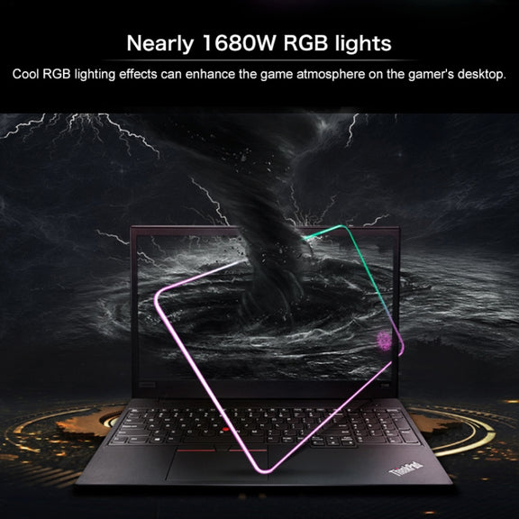 Lenovo Maya Light Game Service RGB Colorful Mouse Pad (Black)