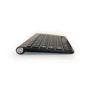KM-909 2.4GHz Wireless Multimedia Keyboard + Wireless Optical Pen Mouse with USB Receiver Set for Computer PC Laptop, Random Pen Mouse Color Delivery(Black)