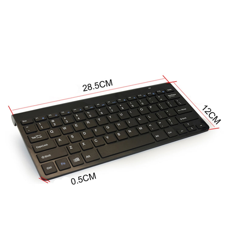 KM-909 2.4GHz Wireless Multimedia Keyboard + Wireless Optical Pen Mouse with USB Receiver Set for Computer PC Laptop, Random Pen Mouse Color Delivery(White)