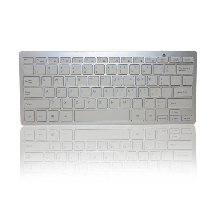 KM-808 2.4GHz Wireless Multimedia Keyboard + Wireless Optical Pen Mouse with USB Receiver Set for Computer PC Laptop, Random Pen Mouse Color Delivery(White)