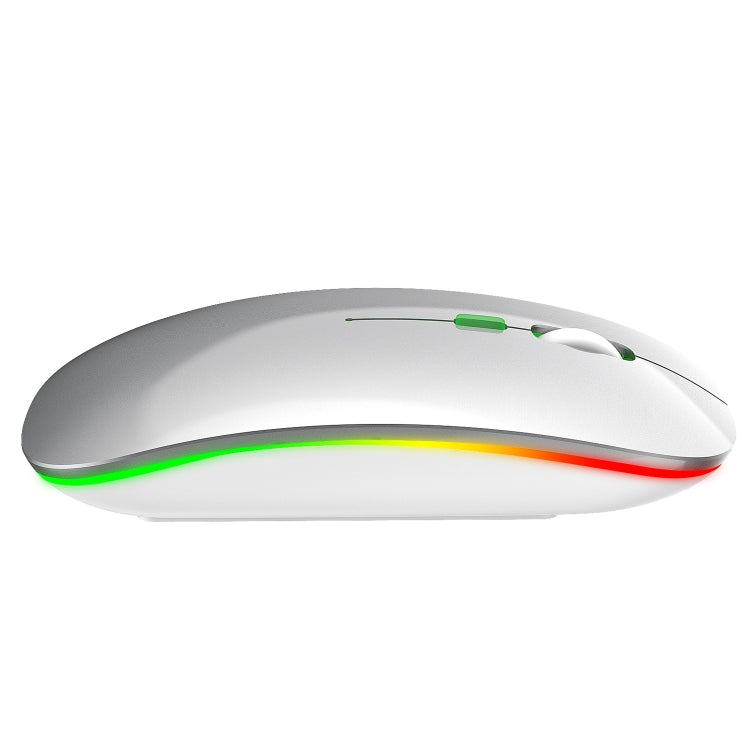 HXSJ M40 4 Key 2.4G Colorful Wireless Silent Mouse (Silver)