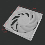 F140 Computer CPU Radiator Cooling Fan (Black)