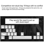 YINDIAO V2 Silent Mechanical Feel Gaming Keyboard Mouse Set (Black)