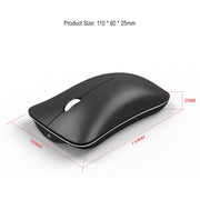 HXSJ T23 Bluetooth + 2.4GHz Wireless Dual Modes 4-Keys 1600 DPI Adjustable Ergonomics Optical Mouse