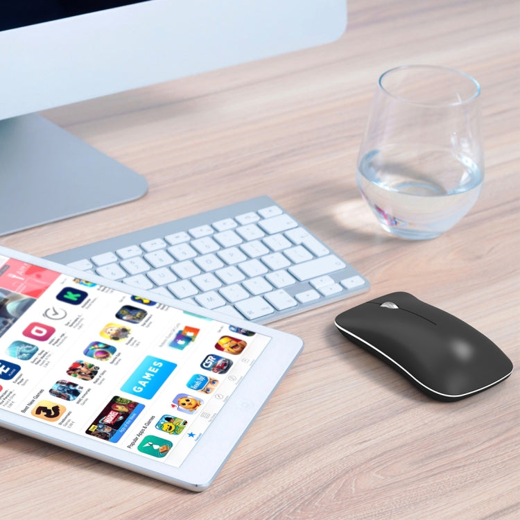 HXSJ T23 Bluetooth + 2.4GHz Wireless Dual Modes 4-Keys 1600 DPI Adjustable Ergonomics Optical Mouse