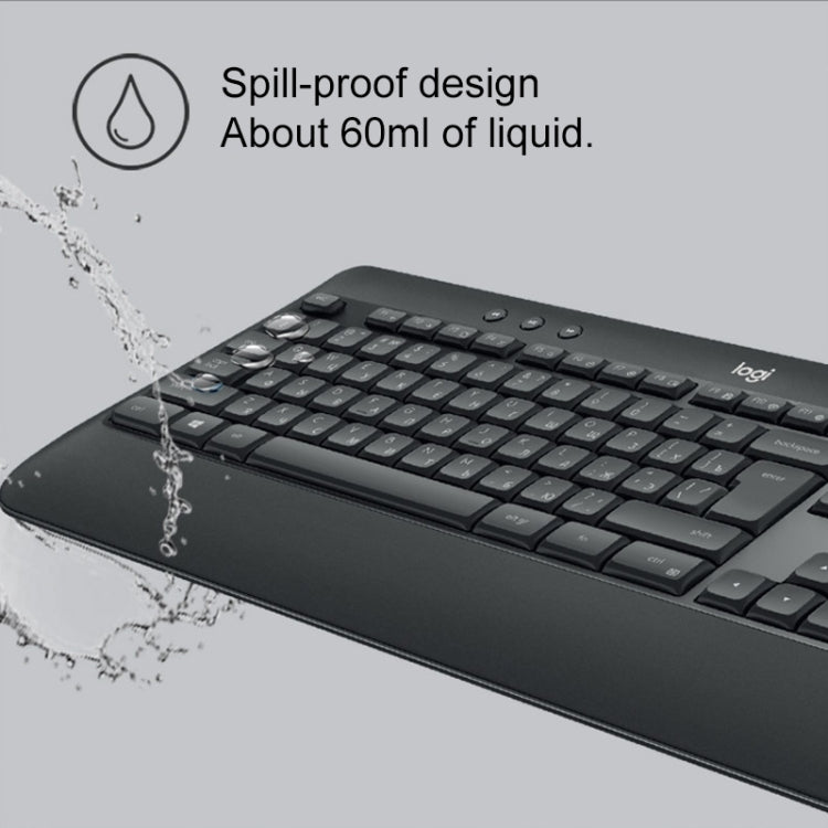 Logitech MK540 Wireless Keyboard and Mouse Set (Black)