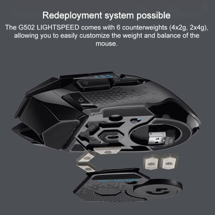 Logitech G502 Lightspeed 1000DPI Wireless Gaming Mouse