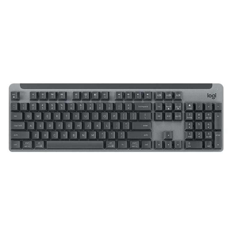 Logitech K865 104 Keys Wireless Bluetooth Mechanical Keyboard, Red Shaft (Black)