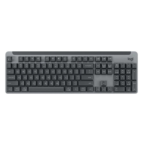 Logitech K865 104 Keys Wireless Bluetooth Mechanical Keyboard, Red Shaft (Black)