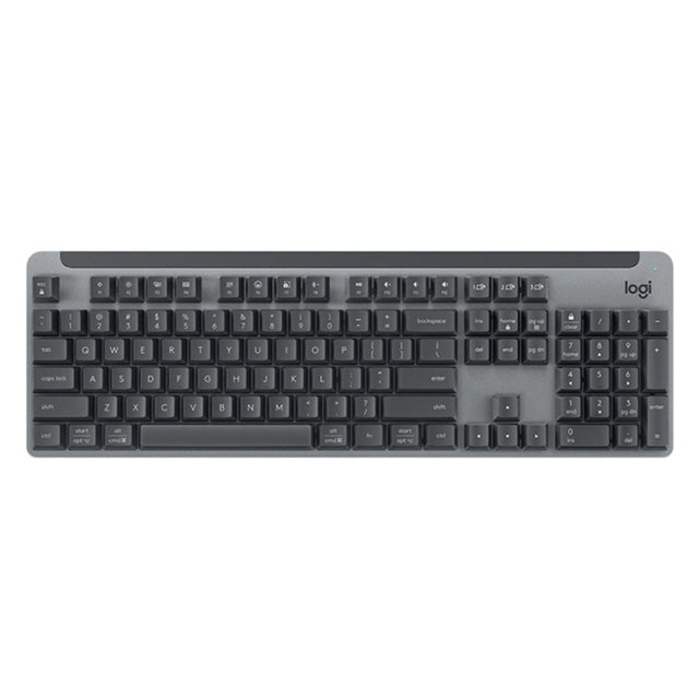 Logitech K865 104 Keys Wireless Bluetooth Mechanical Keyboard, Red Shaft (Black)