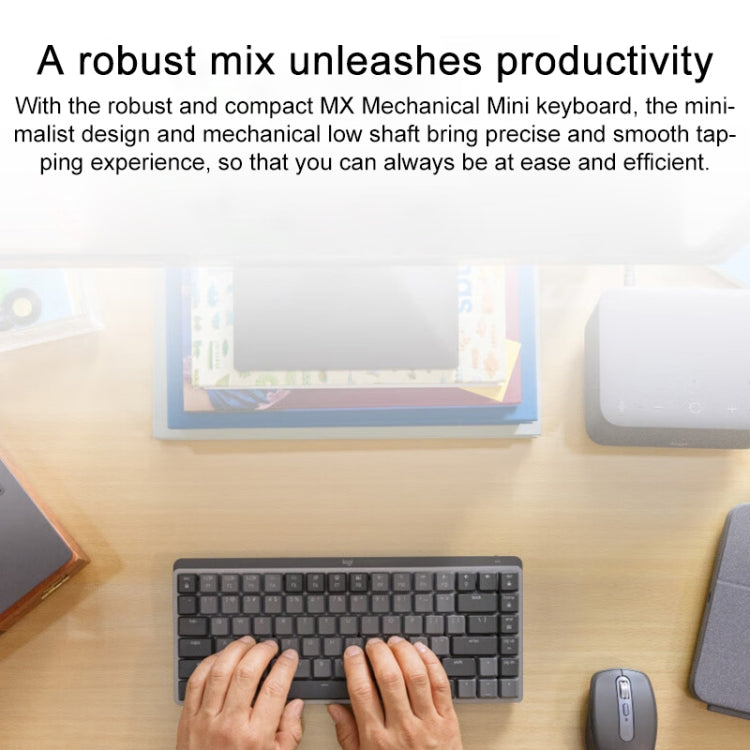 Logitech MX Anywhere 3S 4 Keys Wireless Bluetooth Dual Mode Mute Mouse (Black)