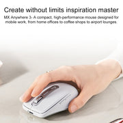Logitech MX Anywhere 3S 4 Keys Wireless Bluetooth Dual Mode Mute Mouse (Black)