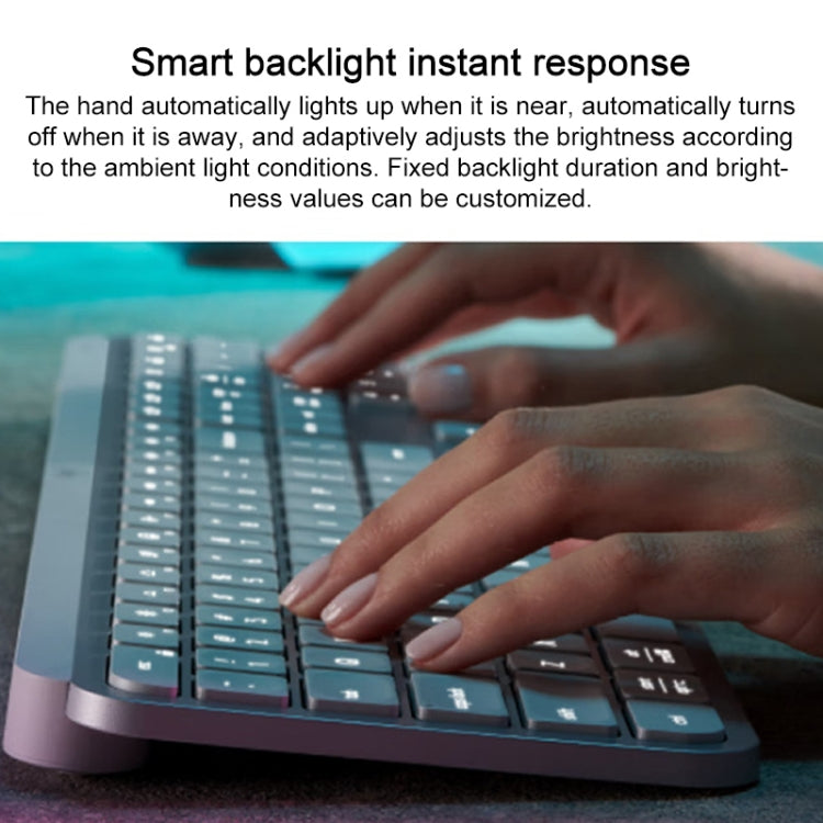 Logitech MX keys S Wireless Bluetooth Smart Backlit Keyboard (White)