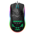 HXSJ J900 6 Keys RGB Lighting Programmable Gaming Wired Mouse (Black) - free shipping - PMC TechLife - Order now!