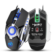 HXSJ J700 Colorful Lighting Programmable E-sports Gaming Wired Mouse