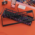 YINDIAO K300 USB Detachable Panel Mechanical Lighting Blue Shaft Gaming Wired Keyboard(Black) - free shipping - PMC TechLife - Order now!