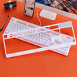 YINDIAO K300 USB Detachable Panel Mechanical Lighting Blue Shaft Gaming Wired Keyboard (White) - Wired Keyboard by YINDIAO | Online Shopping South Africa | PMC TechLife | Buy Now Pay Later Mobicred
