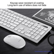 YINDIAO V3 Max Business Office Silent Wireless Keyboard Mouse Set (Black)