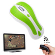 PR-01 6D Gyroscope Fly Air Mouse 2.4G USB Receiver 1600 DPI Wireless Optical Mouse for Computer PC Android Smart TV Box (Green + White) - Wireless Mice by PMC TechLife | Online Shopping South Africa | PMC TechLife | Buy Now Pay Later Mobicred