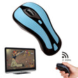 PR-01 6D Gyroscope Fly Air Mouse 2.4G USB Receiver 1600 DPI Wireless Optical Mouse for Computer PC Android Smart TV Box (Blue + Black) - Wireless Mice by PMC TechLife | Online Shopping South Africa | PMC TechLife | Buy Now Pay Later Mobicred
