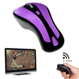 PR-01 6D Gyroscope Fly Air Mouse 2.4G USB Receiver 1600 DPI Wireless Optical Mouse for Computer PC Android Smart TV Box (Purple + Black) - free shipping - PMC TechLife - Order now!
