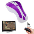 PR-01 6D Gyroscope Fly Air Mouse 2.4G USB Receiver 1600 DPI Wireless Optical Mouse for Computer PC Android Smart TV Box (Purple + White) - free shipping - PMC TechLife - Order now!