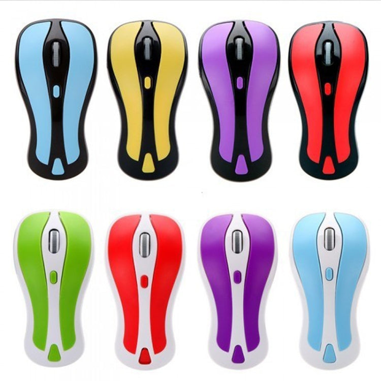 PR-01 6D Gyroscope Fly Air Mouse 2.4G USB Receiver 1600 DPI Wireless Optical Mouse for Computer PC Android Smart TV Box (Red + White)