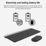 Logitech MK470 Wireless Silence Keyboard Mouse Set (Black)