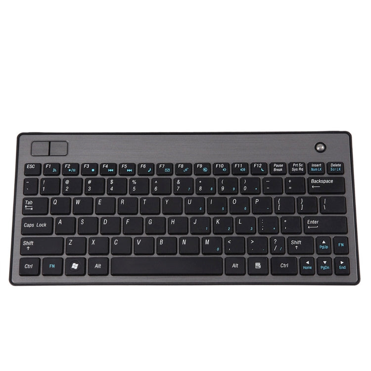 MC Saite Combo7126 Bluetooth 85 Keys Keyboard with Trackball for Windows / iOS / Android(Black)