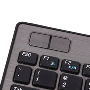 MC Saite Combo7126 Bluetooth 85 Keys Keyboard with Trackball for Windows / iOS / Android(Black)