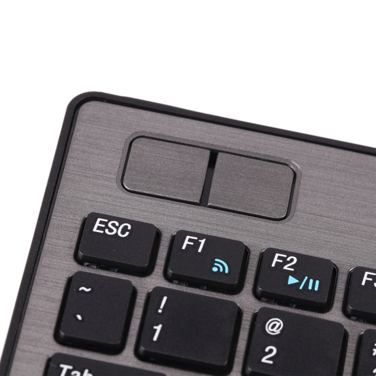 MC Saite Combo7126 Bluetooth 85 Keys Keyboard with Trackball for Windows / iOS / Android(Black)