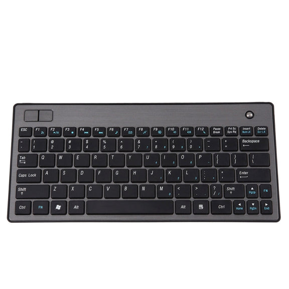 MC Saite Combo7126 Bluetooth 85 Keys Keyboard with Trackball for Windows / iOS / Android(Black)
