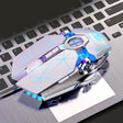 YINDIAO 3200DPI 4-modes Adjustable 7-keys RGB Light Wired Gaming Mechanical Mouse, Style: Silent Version(White) - free shipping - PMC TechLife - Order now!