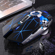 YINDIAO A7 2.4GHz 1600DPI 3-modes Adjustable 7-keys Rechargeable RGB Light Wireless Silent Gaming Mouse (Black) - free shipping - PMC TechLife - Order now!