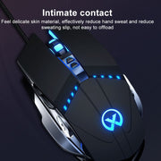 GM20 3200DPI 4-modes Adjustable 7-keys RGB Light Wired Gaming Mouse (White)
