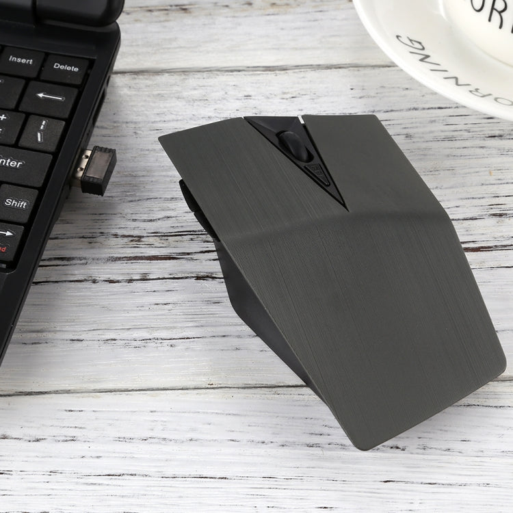 2.4GHz USB Receiver Adjustable 1200 DPI Wireless Optical Mouse for Computer PC Laptop (Grey)
