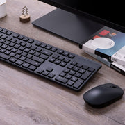 Original Xiaomi 2.4GHz Wireless Keyboard + Mouse Set 2 for Notebook Desktop Laptop(Black)