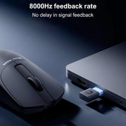 Original Xiaomi  Mouse X1 Wired Wireless 2.4G TTC Micro Switches 8000Hz 26000 DPI Gaming Mouse (White)
