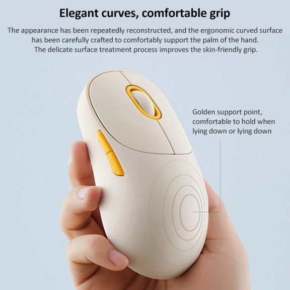 Original Xiaomi Dual-mode 1200DPI Ultra-thin Computer Mouse 3 (Pink)