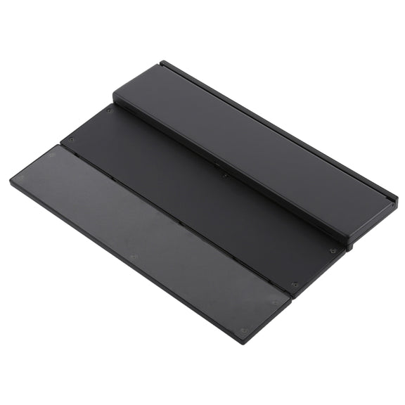 GK608 Ultra-thin Foldable Bluetooth V3.0 Keyboard, Built-in Holder, Support Android / iOS / Windows System (Black)