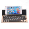 GK608 Ultra-thin Foldable Bluetooth V3.0 Keyboard, Built-in Holder, Support Android / iOS / Windows System(Gold) - Wireless Keyboard by PMC TechLife | Online Shopping South Africa | PMC TechLife | Buy Now Pay Later Mobicred