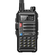 Baofeng BF-UV5R Plus S9 FM Interphone Handheld Walkie Talkie, US Plug (Black)