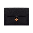 ND06 Multi-purpose Felt Button Laptop Inner Bag for 15.4 inch Laptop(Black) - 15 inch by PMC TechLife | Online Shopping South Africa | PMC TechLife | Buy Now Pay Later Mobicred