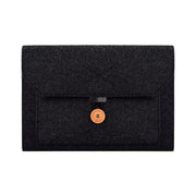 ND06 Multi-purpose Felt Button Laptop Inner Bag for 15.4 inch Laptop(Black)