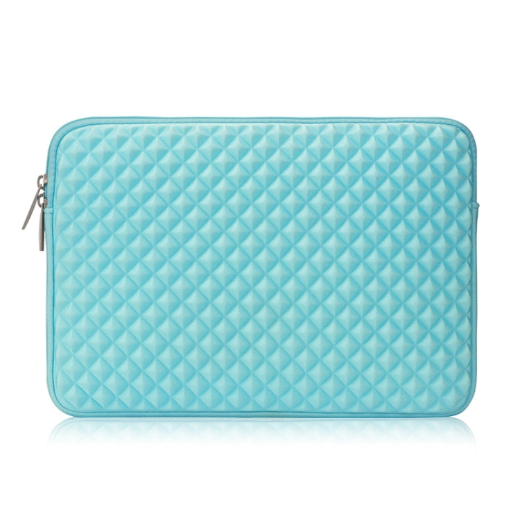 Diamond Texture Laptop Liner Bag, Size: 13.3 inch (Mint Green)