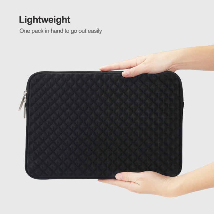 Diamond Texture Laptop Liner Bag, Size: 13.3 inch (Pink)