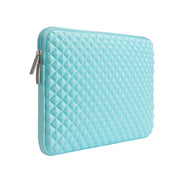 Diamond Texture Laptop Liner Bag, Size: 14-15.4 inch (Mint Green)
